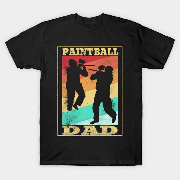 Paintball Dad Airsoft Softgun Airgun Mask Gift T-Shirt by DHdesignerPublic